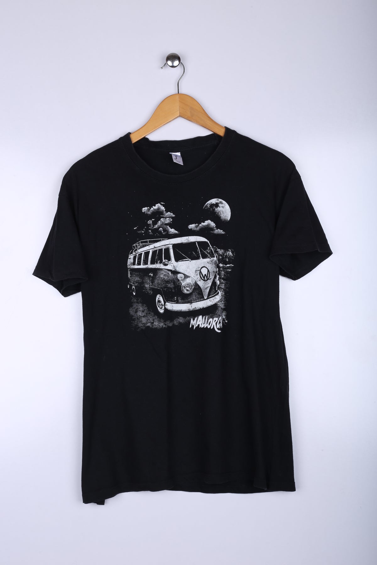 Vintage Mallorca Graphic Tee Black