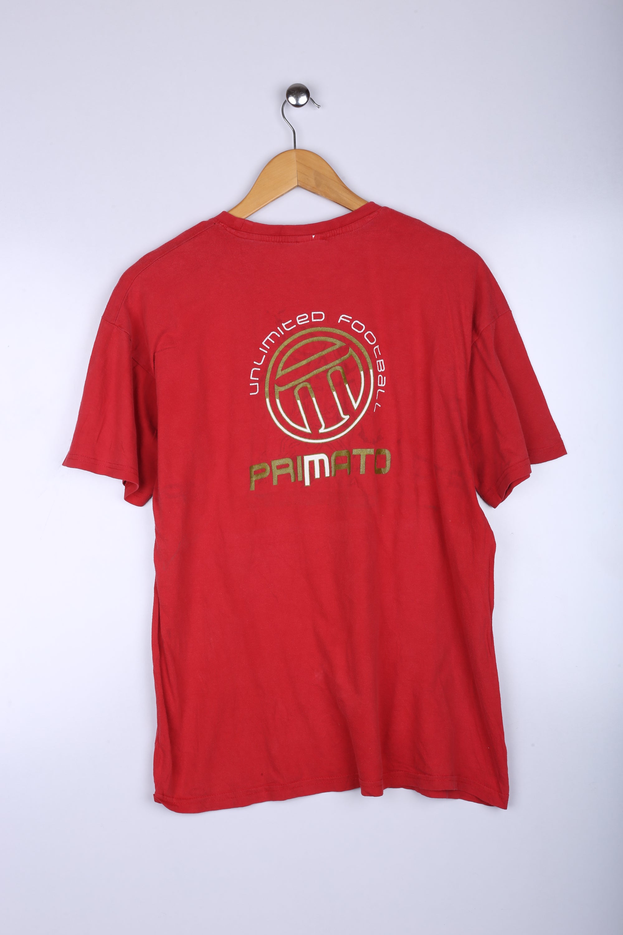 Vintage Oiglio Graphic Tee Red