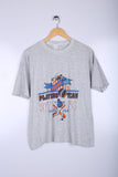 Vintage Baseball Graphic Tee Grey