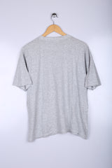 Vintage Baseball Graphic Tee Grey