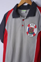 Vintage Cats Polo Grey/Red