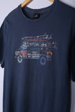 Vintage 90's Rip Curl Graphic Tee Navy