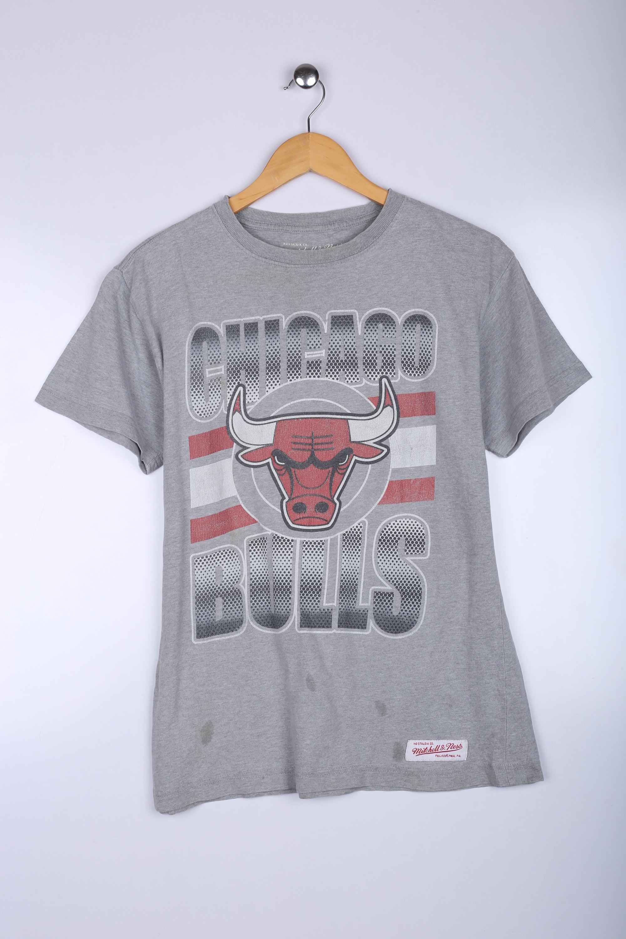 Vintage Chicago Bulls Graphic Tee Grey