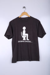 Vintage Loading Graphic Tee Black