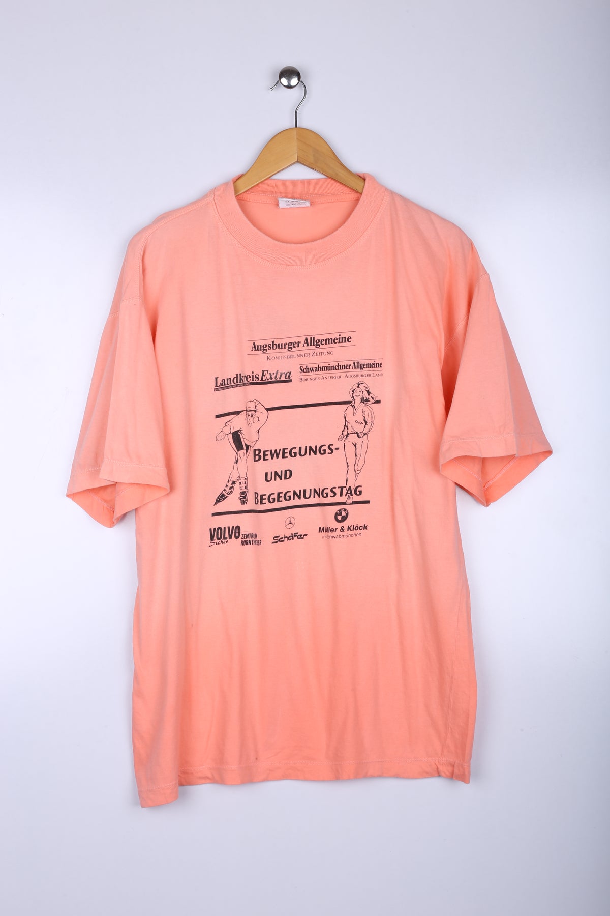 Vintage Augsburger Graphic Tee Pink