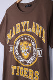 Vintage Maryland Tigers Graphic Tee Brown
