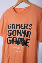 Vintage Gamers Graphic Tee Peach