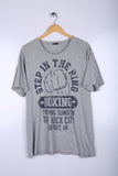 Vintage Boxing Graphic Tee Grey