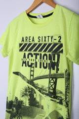 Vintage Area 62 Graphic Tee Neon