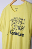 Vintage Identic Graphic Tee Yellow