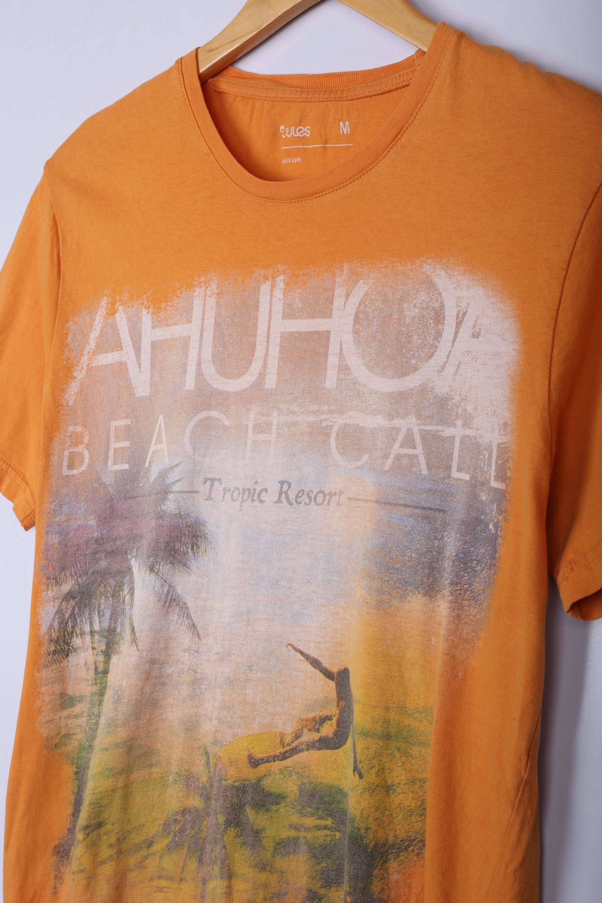 Vintage Beach Call Graphic Tee Orange