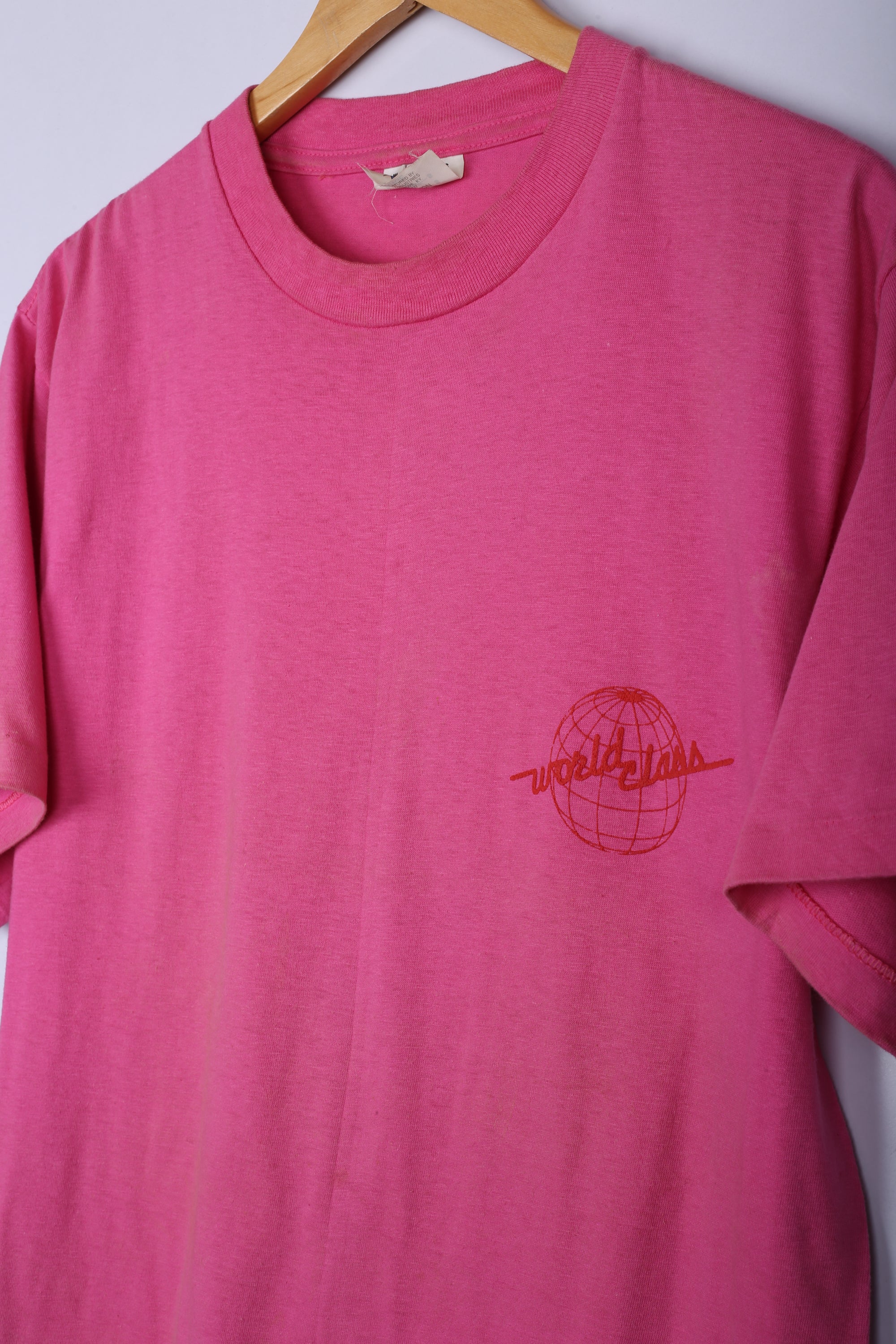 Vintage World Class Graphic Tee Pink