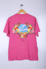 Vintage World Class Graphic Tee Pink