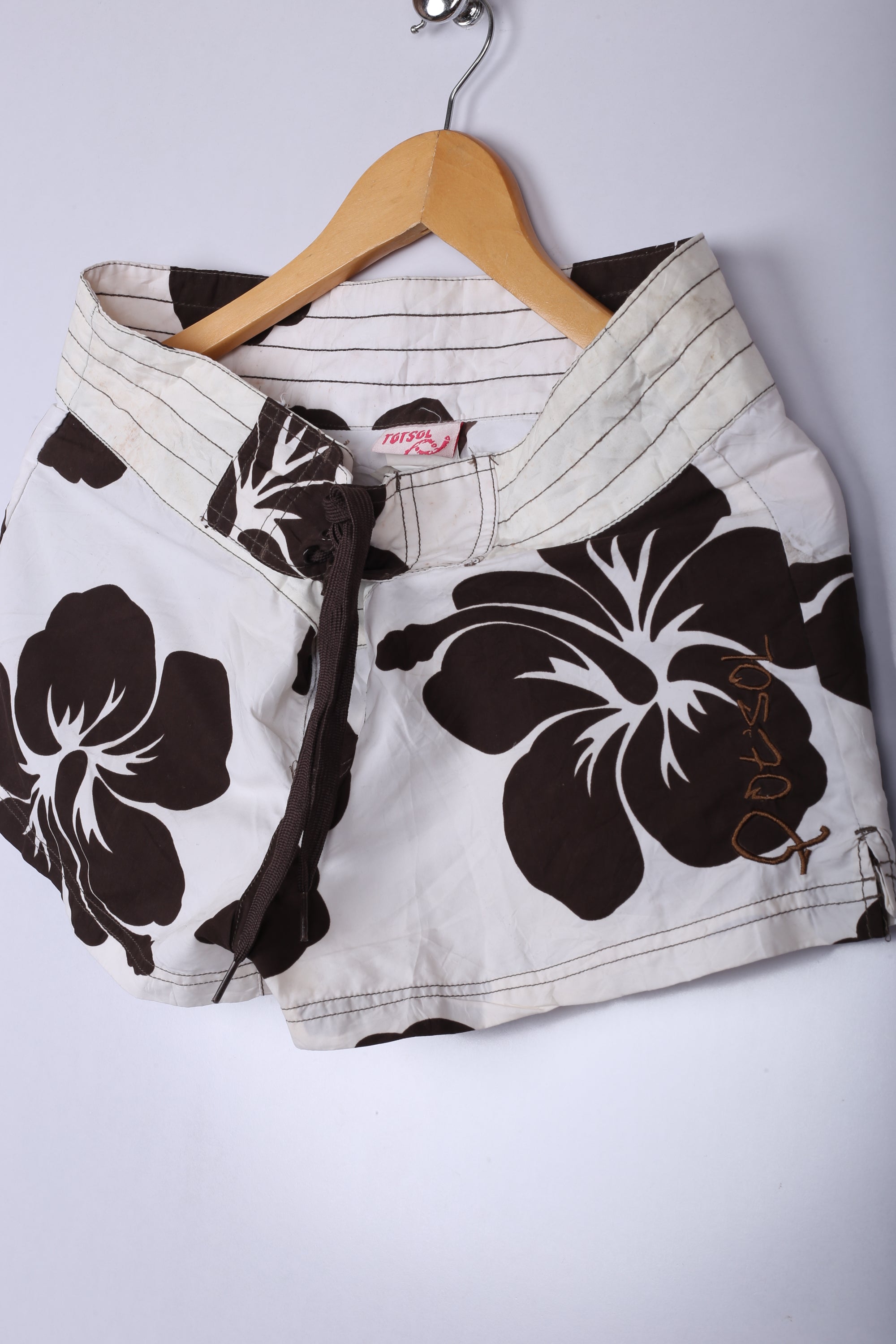 Vintage Hawaiin Shorts White/Black