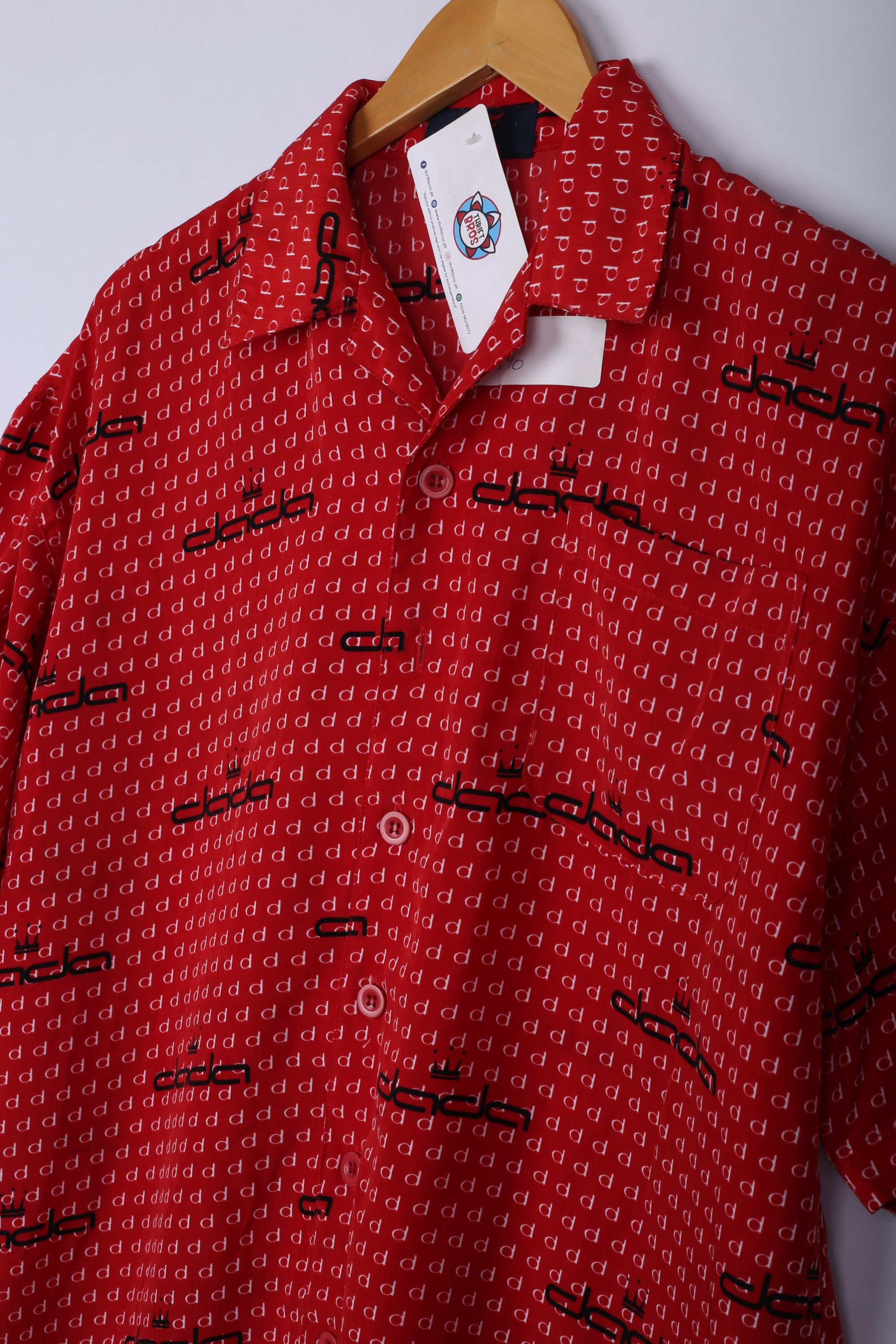 Vintage Hawaiin Half Sleeve Shirt Red