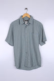 Vintage 90's Columbia Half Sleeve Shirt Checkered