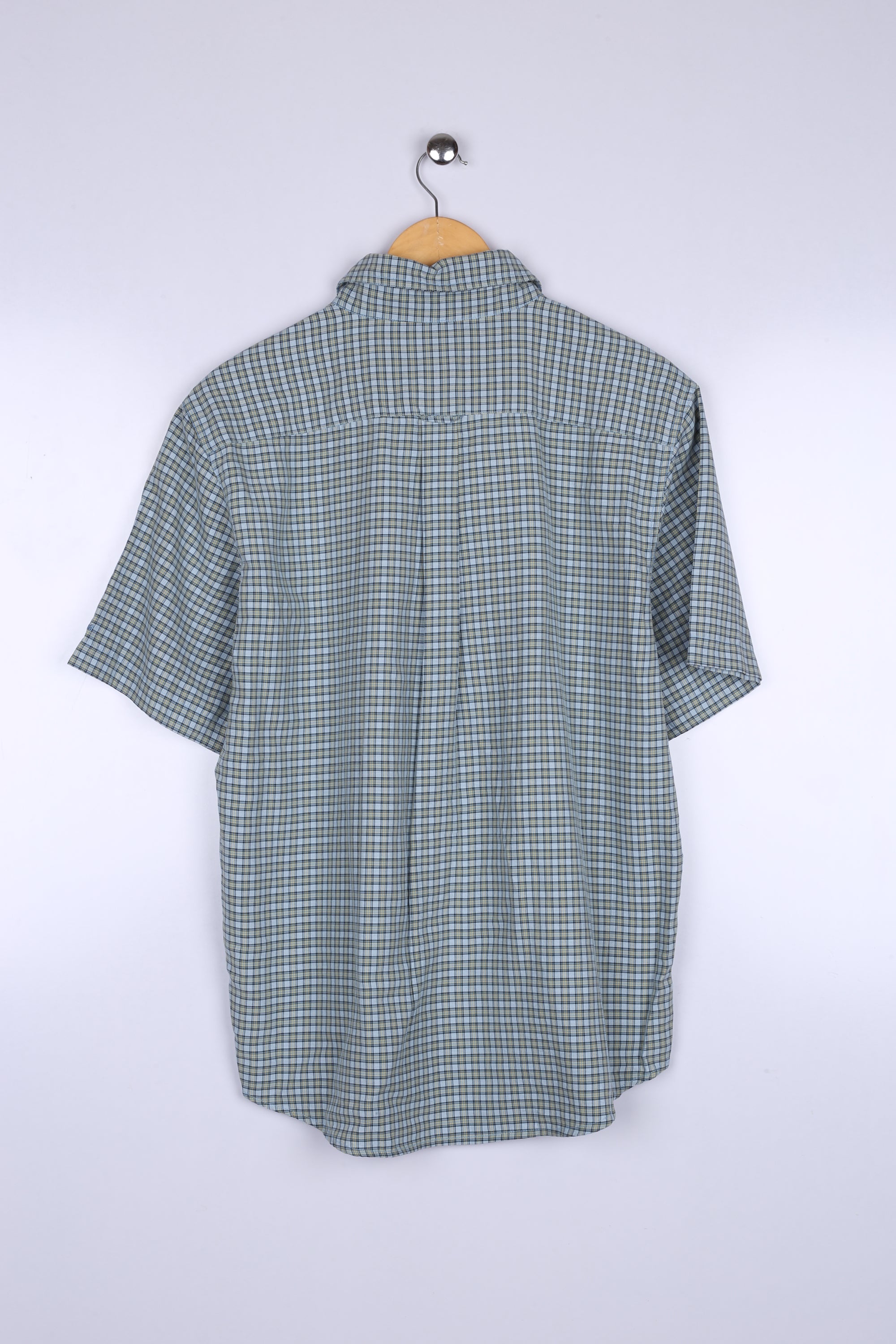 Vintage 90's Columbia Half Sleeve Shirt Checkered