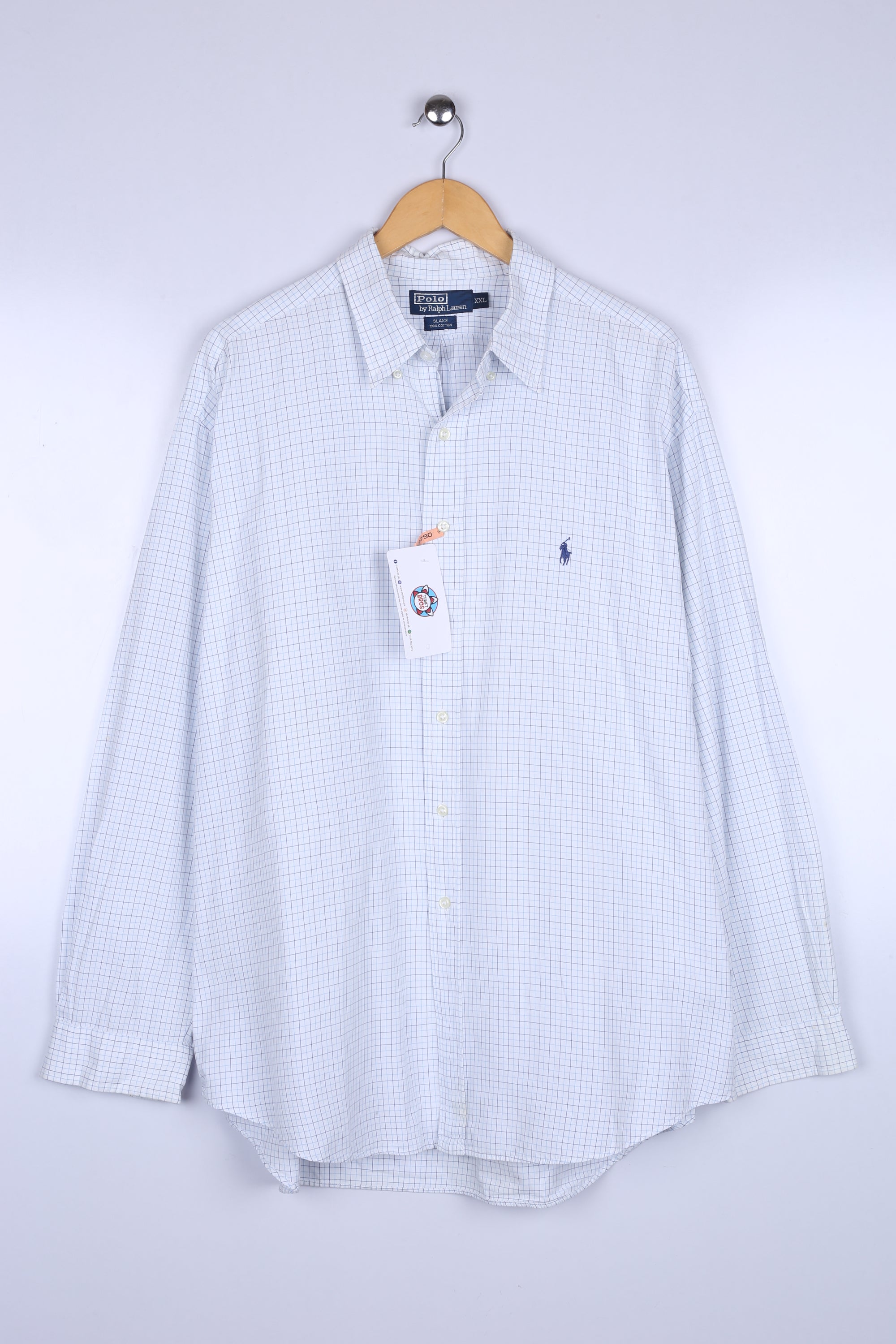 Vintage Ralph Lauren Shirt White Checkered