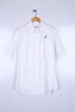Vintage 90's Levis Half Sleeve Shirt White