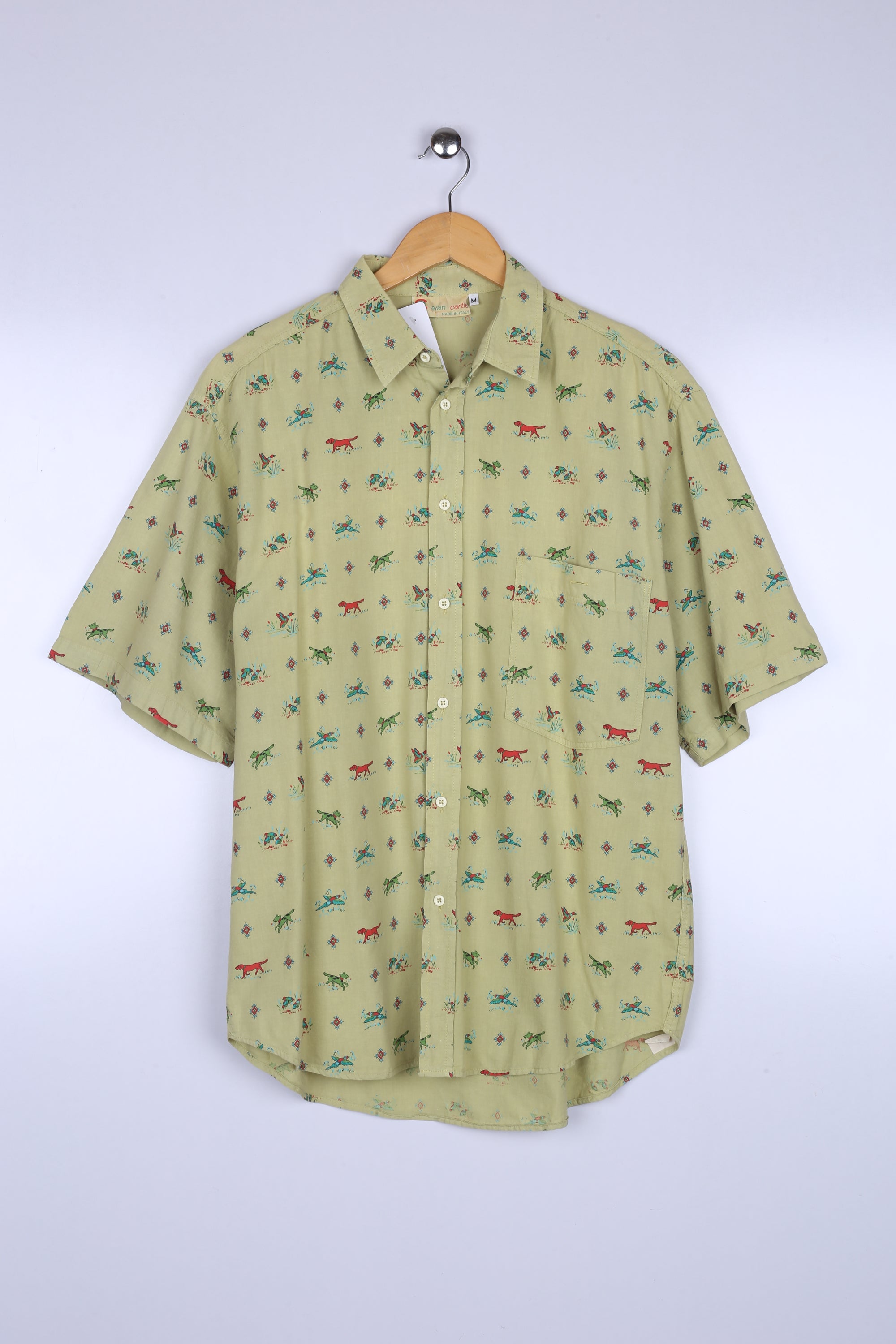 Vintage Hawaiin Printed Shirt Animals
