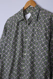 Vintage Hawaiin Shirt Green Printed