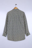 Vintage Hawaiin Shirt Green Printed