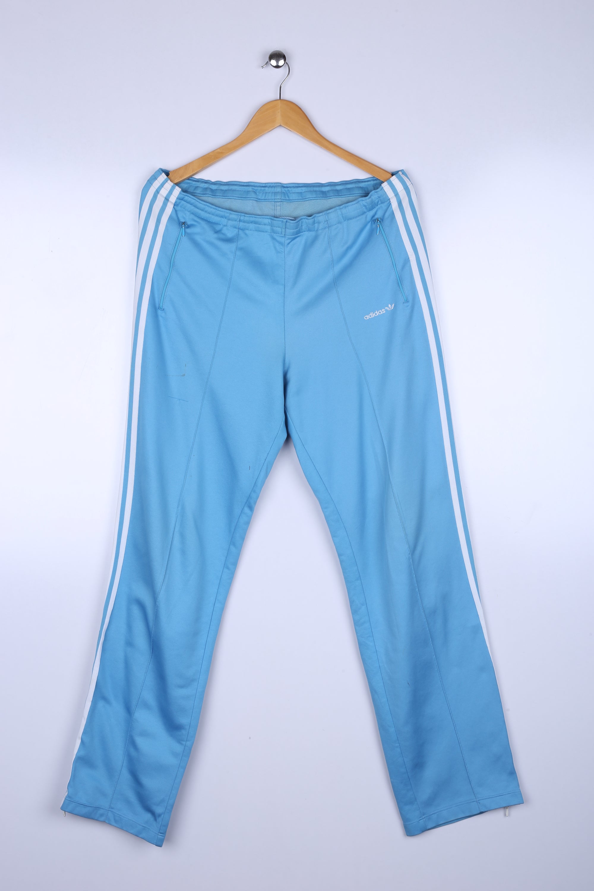 Vintage 90's Adidas Trouser Sky Blue