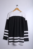 Vintage Sports Jersey White/Black - Knit Polyester