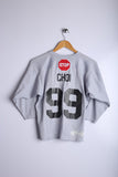 Vintage Blades Sports Jersey Grey - Knit Polyester