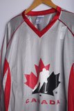 Vintage Canada Jersey Grey/Red - Knit Polyester