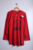 Vintage Property of Eagles Jersey Red - Knit Polyester