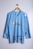 Vintage Ringette Scores Jersey Sky Blue - Knit Polyester