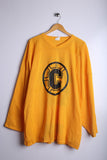Vintage Sports Jersey Yellow - Knit Polyester