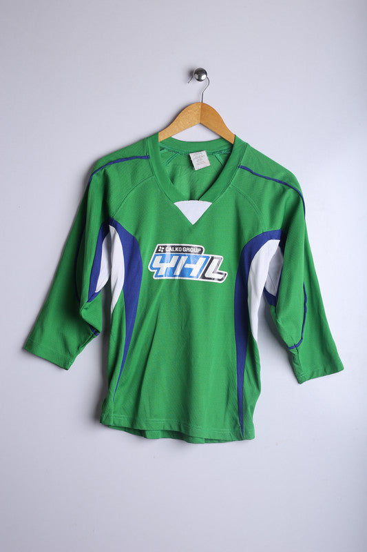 Vintage YHL Sports Jersey Green - Knit Polyester