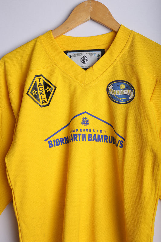 Vintage Sports Jersey Yellow - Knit Polyester