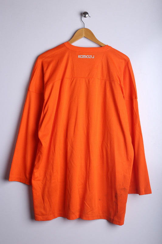 Vintage Hockey Camps Jersey Orange - Knit Polyester