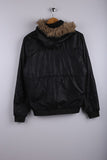 Vintage 90's Puma Fur Puffer Black - Polyester