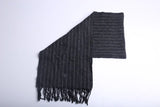 Vintage Ralph Lauren Scarf Black Stripe
