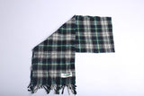 Vintage Barbour Scarf Green Checkred