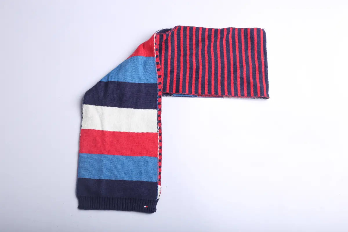 Vintage Tommy Hilfiger Scarf Navy/White/Red