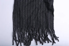 Vintage Ralph Lauren Scarf Black Stripe