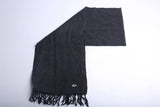 Vintage Lacoste Scarf Charcoal Grey