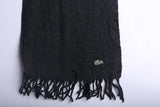 Vintage Lacoste Scarf Charcoal Grey