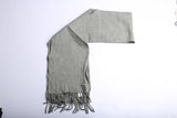 Vintage Lacoste Scarf Grey Checkred