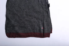 Vintage Tommy Hilfiger Scarf Grey/Burgundy