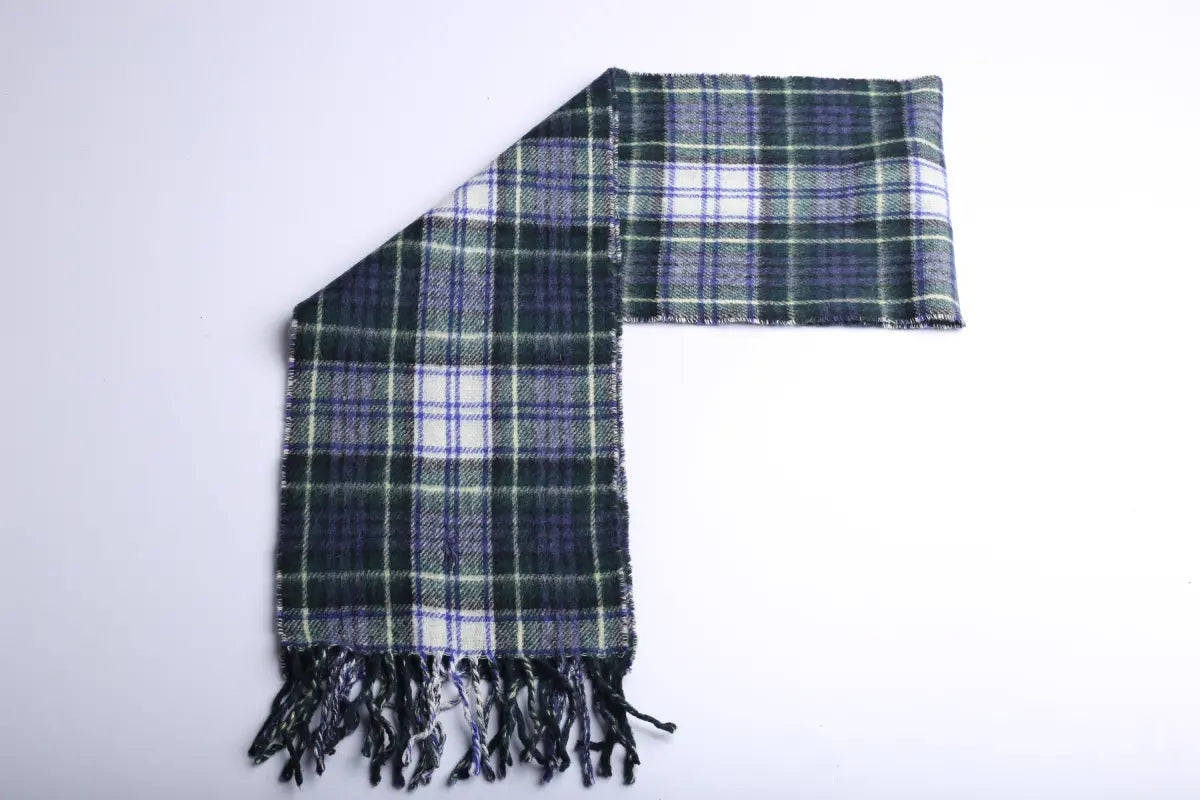 Vintage Ralph Lauren Scarf Navy/Green Checkred