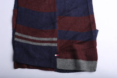 Vintage Tommy Hilfiger Scarf Burgundy/Navy/Checkred