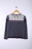 Vintage Tommy Hilfiger Sweater Grey/Navy - Cotton