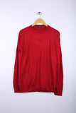 Vintage Tommy Hilfiger Sweater Red - Cotton
