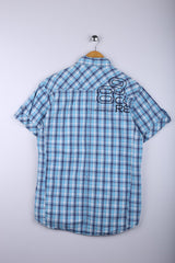 Vintage Jeans Int Shirt Blue/Checkred - Cotton